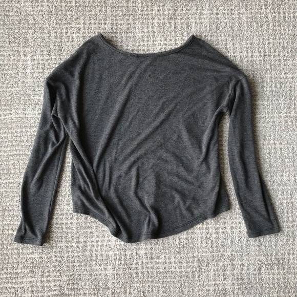 Gangnam Style Grey Oversized Jersey Pull Over OS - Picture 2 of 2